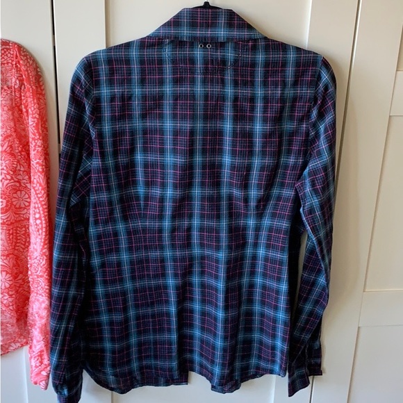 3 Fitted button down shirts Converse Lucky Brand Aeropostale size M - Picture 2 of 10